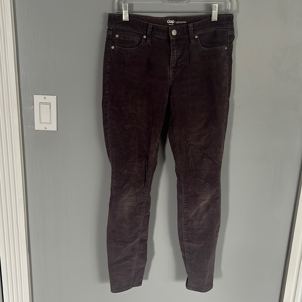 Gap corduroy Legging Size 4 in mauve